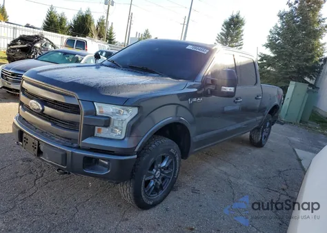 2016 Ford F150 Supercrew из США, поврежденный, VIN 1FTFW1EF9GFB57741